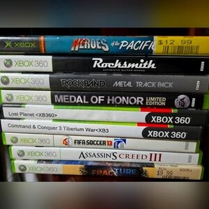 XBOX 360 Games (8) (Xbox bonus game)(1)